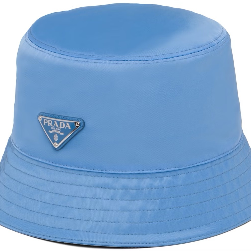 Prada Women Periwinkle Blue Bucket Hat